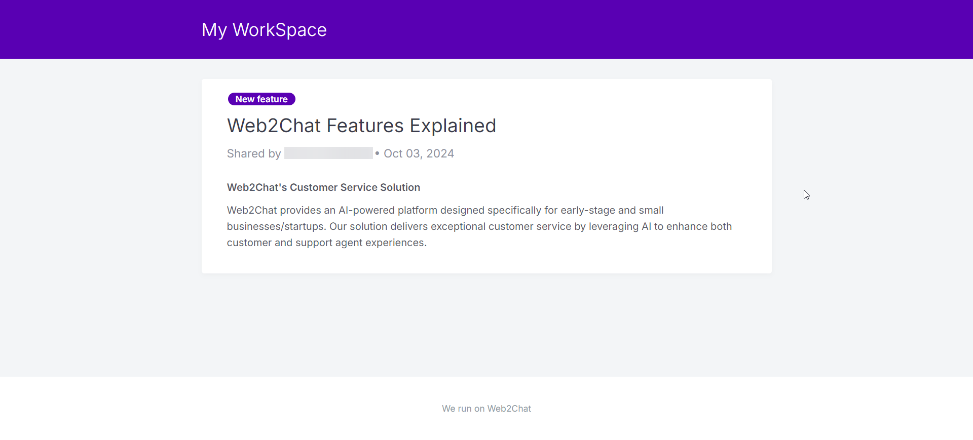 Web2Chat Features Explained | Web2Chat Help Center