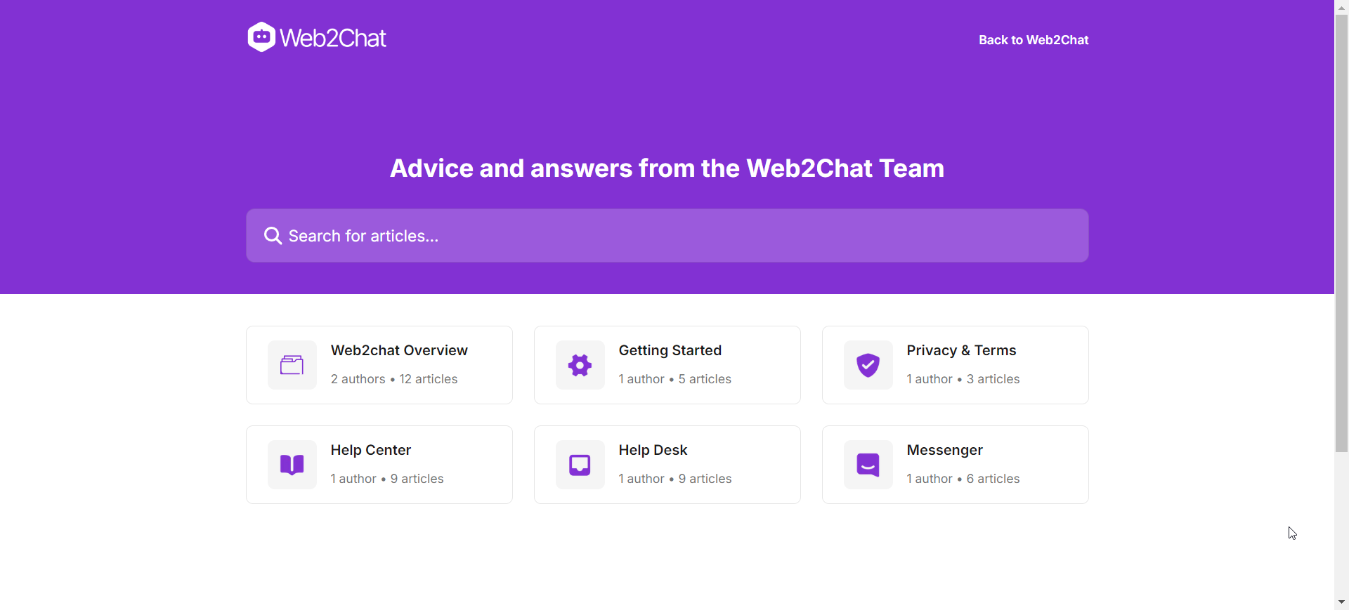 Web2Chat Features Explained | Web2Chat Help Center