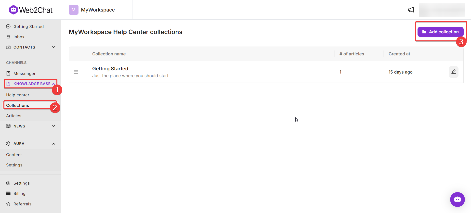 Get Started with the Help Center | Web2Chat Help Center